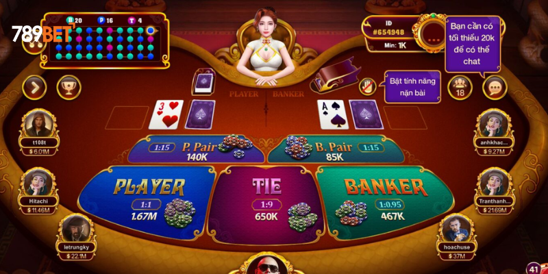 Baccarat Tại 789BET - Hướng Dẫn Cách Chơi Thắng Đậm